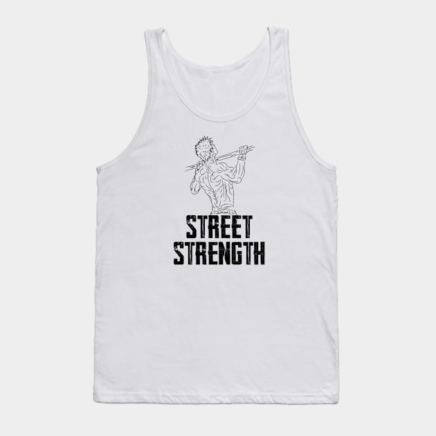 Street Workout Athlete Tank Top by Speevector